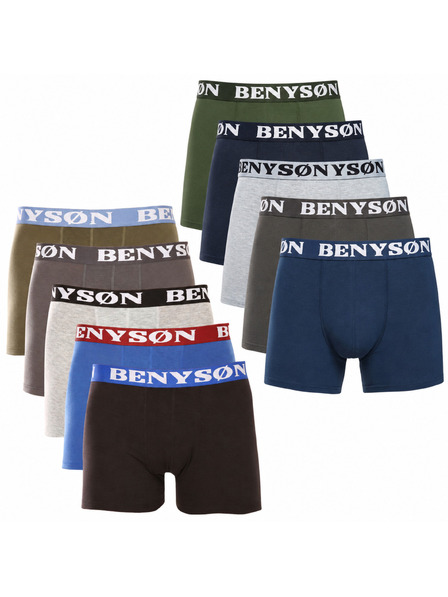 Benysøn Sada desiatich - pánske boxerky Benysøn viacfarebné (4001/4002)