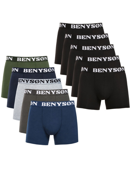 Benysøn Sada desiatich - pánske boxerky Benysøn viacfarebné (4001/4004)
