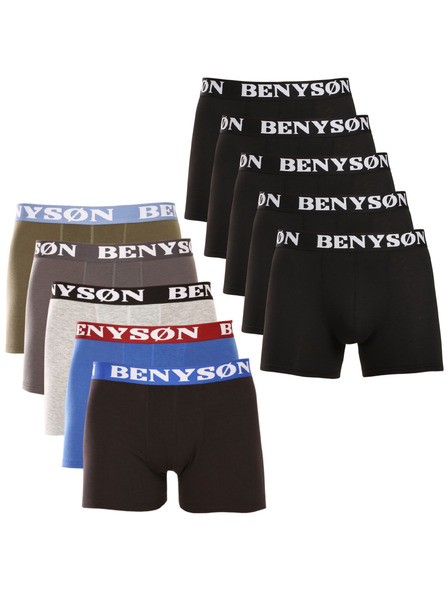 Benysøn Sada desiatich - pánske boxerky Benysøn viacfarebné (4002/4004)
