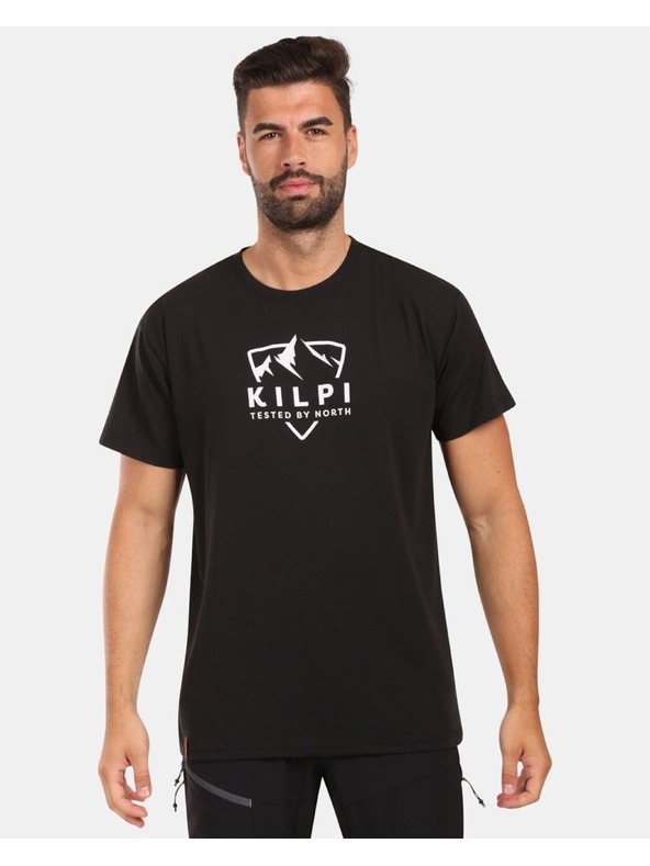 Kilpi Funkčné tričko s recyklovanými materiálmi Kilpi DIXIE-M Čierna