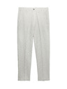 Marks & Spencer Chino nohavice zo zmesi ľanu, normálny strih Marks & Spencer sivá