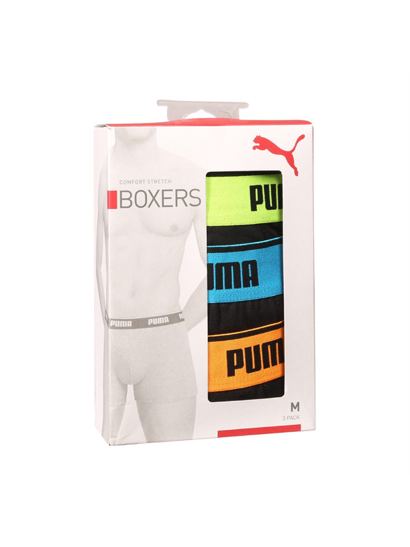 Puma Sada troch - pánske boxerky Puma čierne