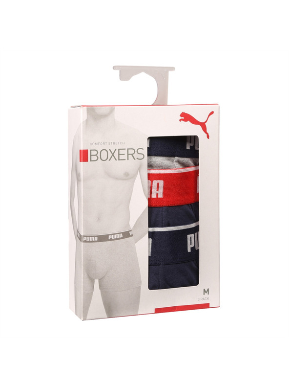 Puma Sada troch - pánske boxerky Puma viacfarebné