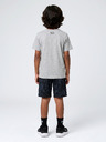 Under Armour Chlapčenský set Under Armour UA PRINTED SS SHORT SET-GRY