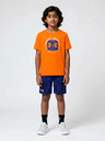 Under Armour Chlapčenský set Under Armour UA TECH PRINTED SS SHORT SET-ORG