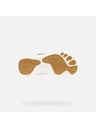 Geox Svetlohnedé chlapčenské barefoot tenisky Geox Foot-run