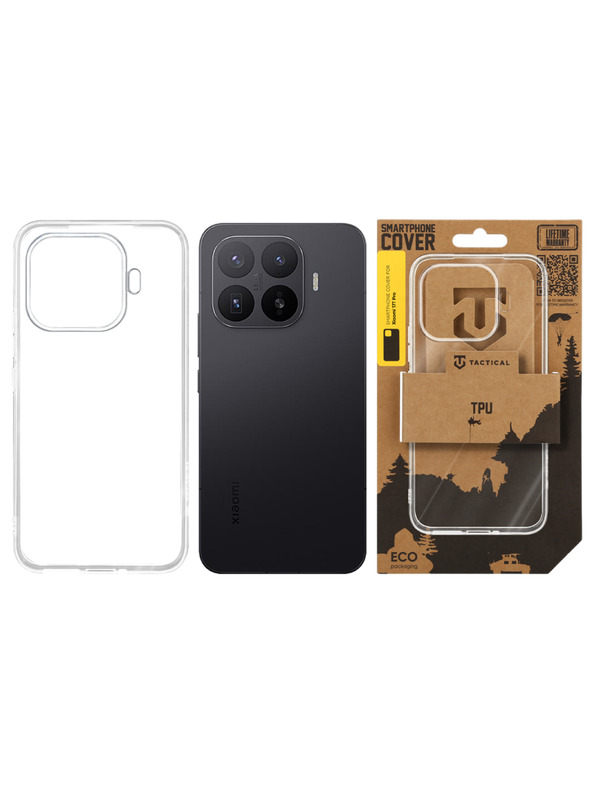Tactical Tactical TPU Kryt pre Xiaomi 17T Pro Transparent