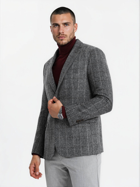 Ombre Clothing Sako M166 – sivé Ombre Clothing