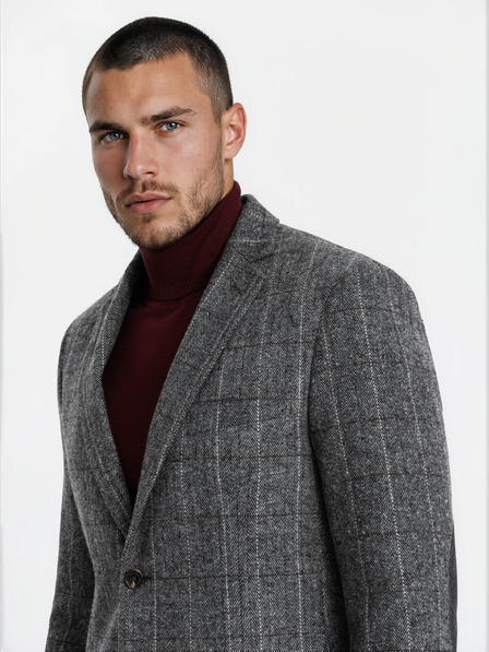 Ombre Clothing Sako M166 – sivé Ombre Clothing