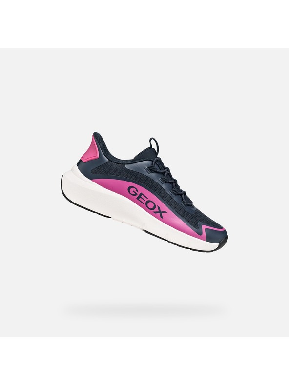 Geox Tmavomodré dievčenské tenisky Geox Pro-ran Fast in