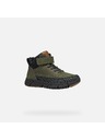 Geox Khaki chlapčenská členková obuv Geox Flexyper