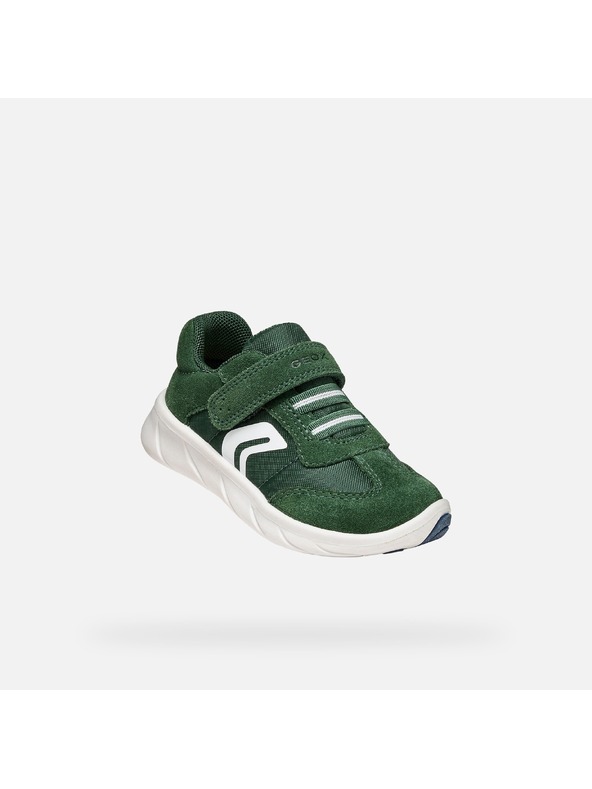 Geox Zelené chlapčenské barefoot tenisky Geox Foot-Run