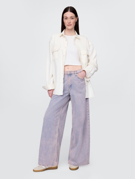 GAP Džínsy Baggy Rose Mist Pink GAP