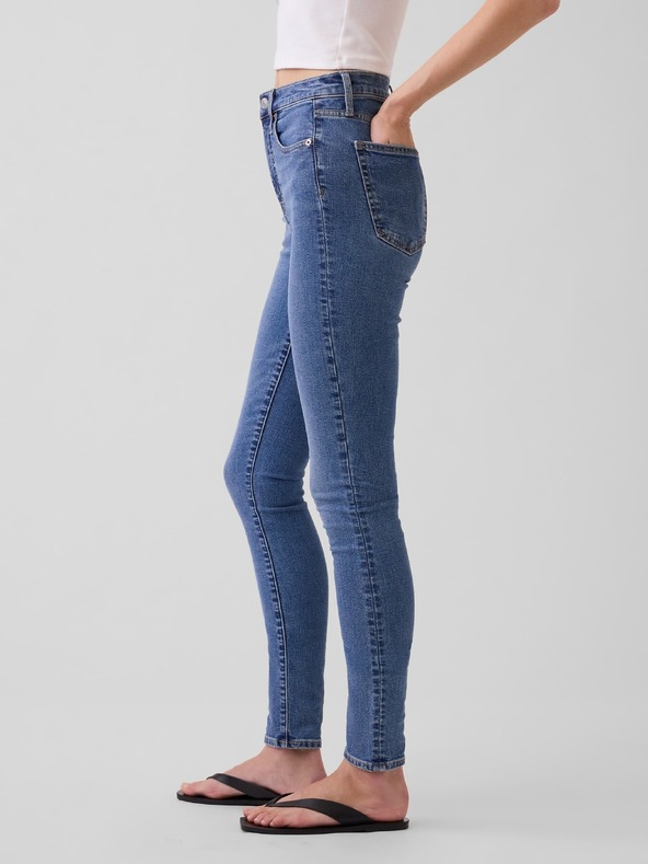 GAP Džínsy High Rise True Skinny GAP