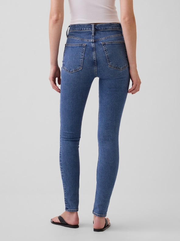 GAP Džínsy High Rise True Skinny GAP