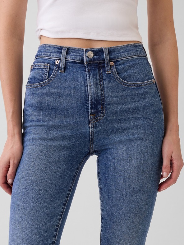 GAP Džínsy High Rise True Skinny GAP