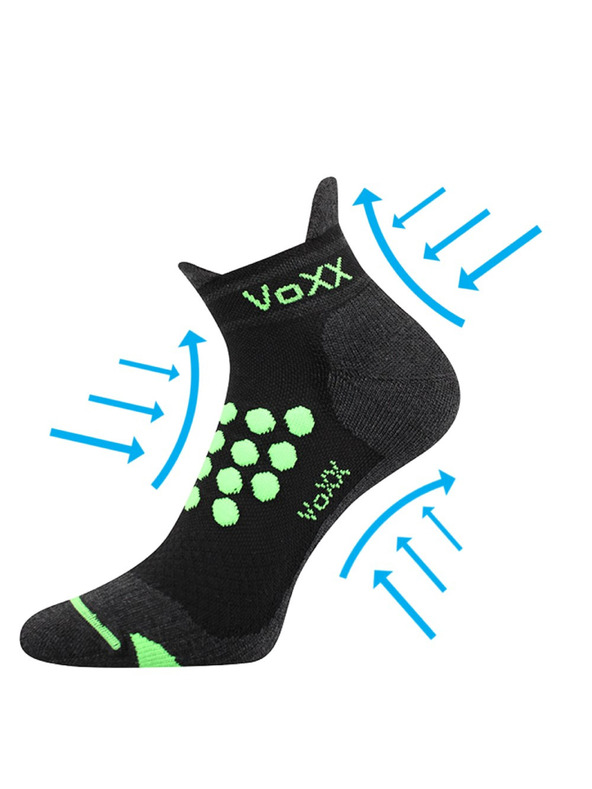VoXX Ponožky VoXX kompresné čierne