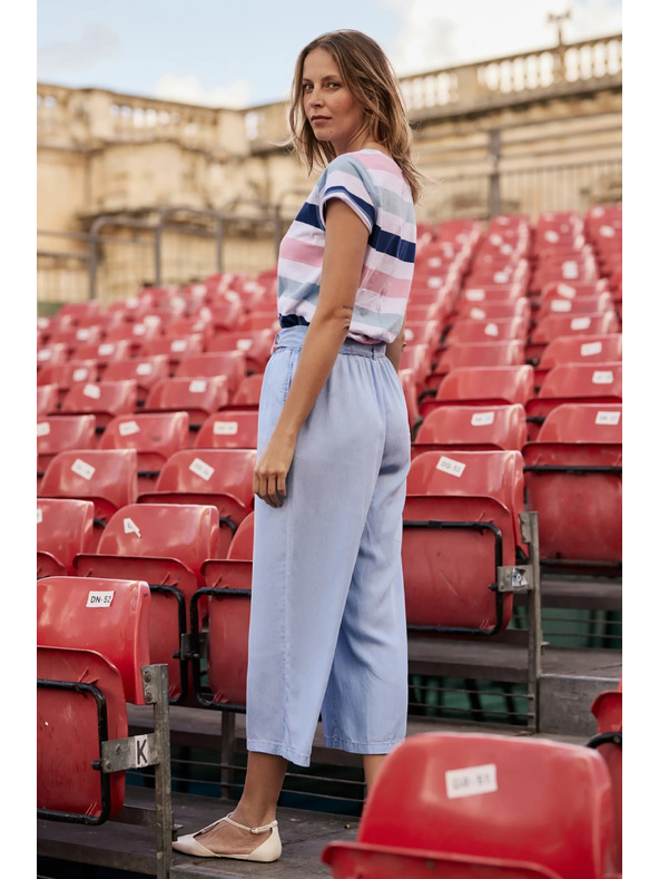 Moodo Culottes nohavice modré Moodo