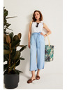 Moodo Culottes nohavice modré Moodo
