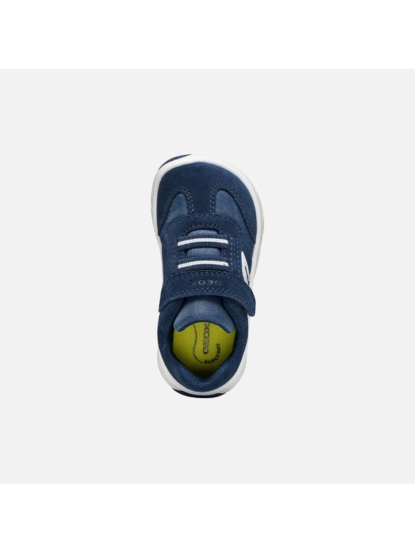Geox Tmavomodré chlapčenské barefoot tenisky Geox Foot-run