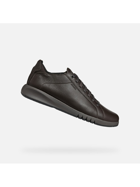 Geox Hnedé pánske tenisky Geox Aerantis