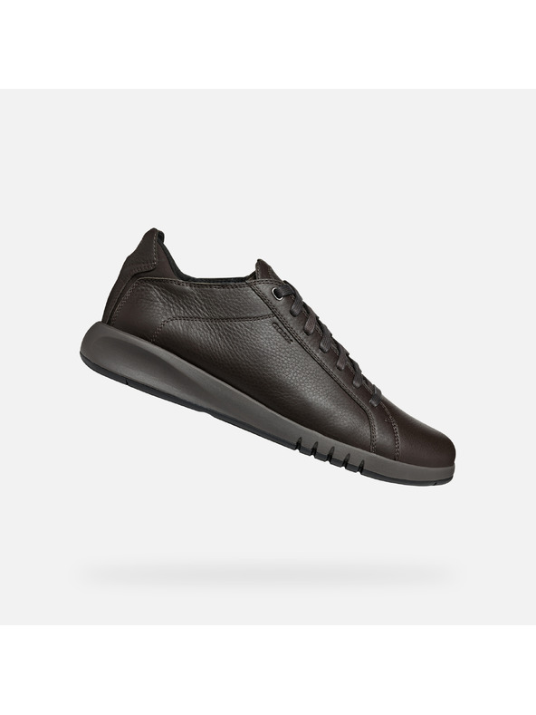 Geox Hnedé pánske tenisky Geox Aerantis
