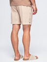 Ombre Clothing Pánske štruktúrované bavlnené šortky – svetlo hnedé V1 OM-SRCS-0209 Ombre Clothing