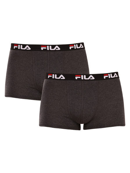 FILA Sada dvoch - pánske boxerky Fila sivé (FU5141/2-248)