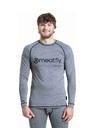 Meatfly Meatfly pánske termo tričko Avery Charcoal Heather