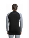 Meatfly Meatfly pánske merino tričko Carl Charcoal Heather