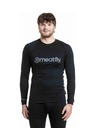 Meatfly Meatfly pánske merino tričko Bernie Black