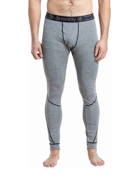 Meatfly Meatfly pánske merino nohavice Lucas Charcoal Heather