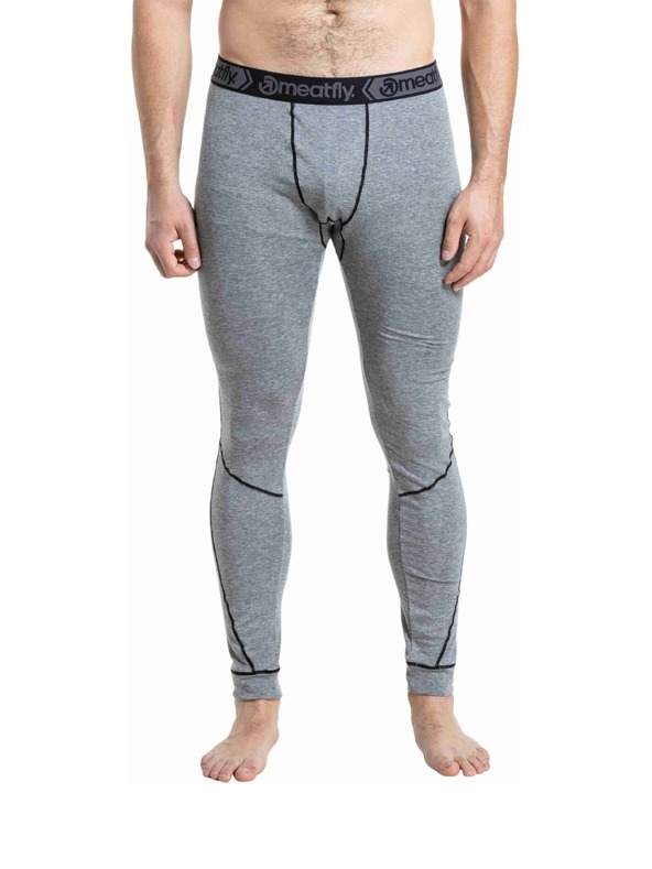 Meatfly Meatfly pánske merino nohavice Lucas Charcoal Heather