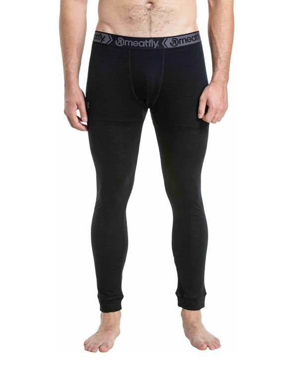 Meatfly Meatfly pánske merino nohavice Nicolas Black