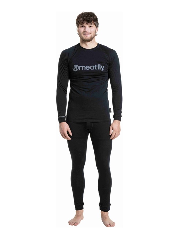 Meatfly Meatfly pánske merino nohavice Nicolas Black