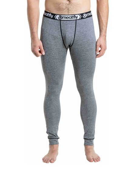 Meatfly Meatfly pánske termo nohavice Sloan Charcoal Heather
