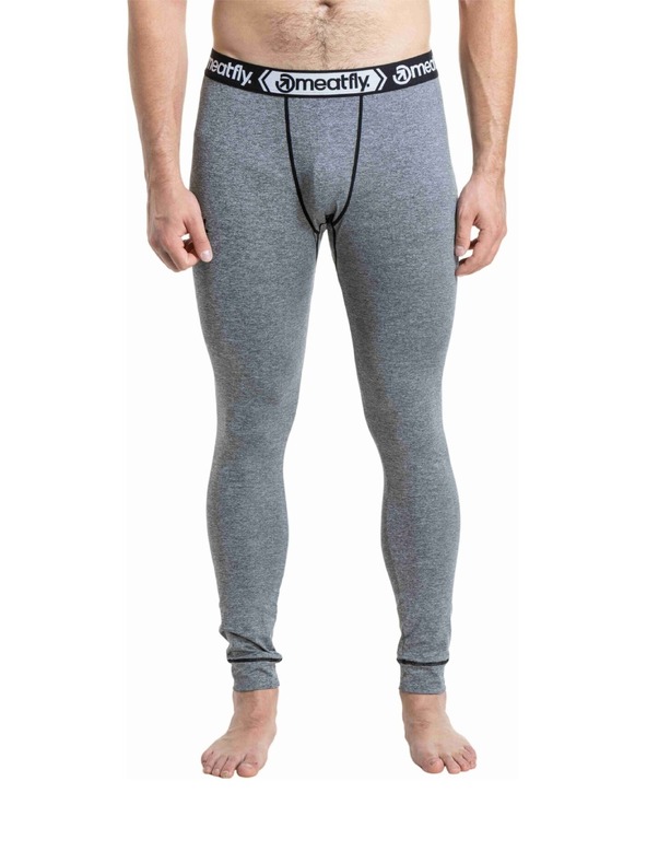 Meatfly Meatfly pánske termo nohavice Sloan Charcoal Heather