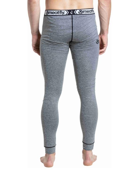 Meatfly Meatfly pánske termo nohavice Sloan Charcoal Heather