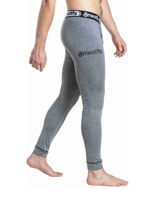 Meatfly Meatfly pánske termo nohavice Sloan Charcoal Heather