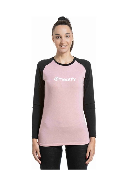 Meatfly Meatfly dámske merino tričko Grace Rose / Black