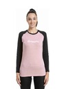 Meatfly Meatfly dámske merino tričko Grace Rose / Black