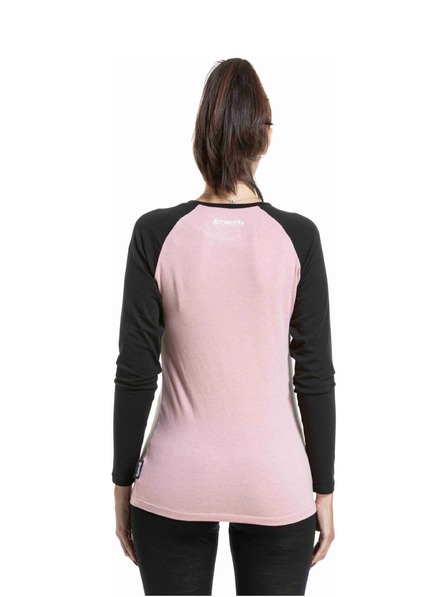 Meatfly Meatfly dámske merino tričko Grace Rose / Black