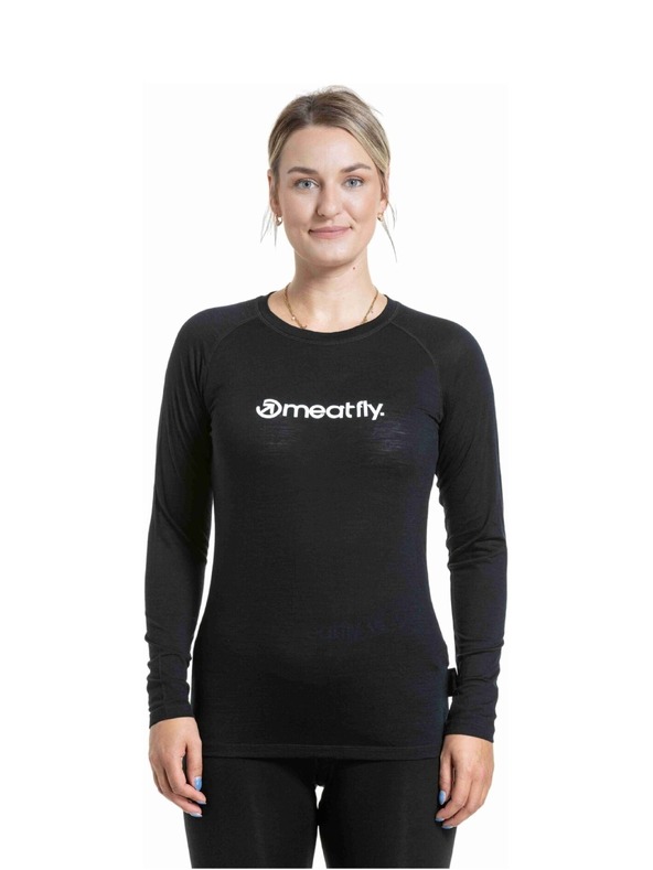 Meatfly Meatfly dámske merino tričko Lacey Black