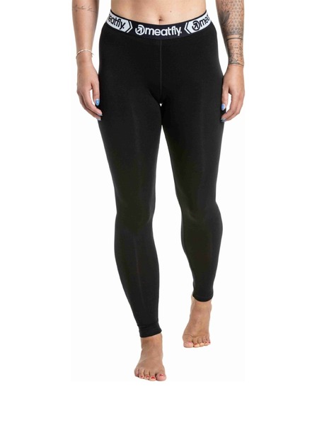 Meatfly Meatfly dámske merino nohavice Flora Black