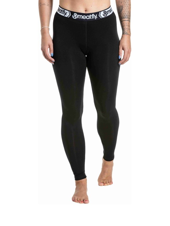 Meatfly Meatfly dámske merino nohavice Flora Black
