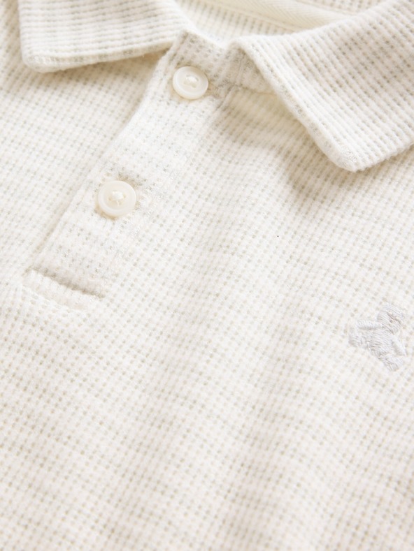 GAP Baby outfit set s vafľovým vzorom Softspun Brannan Bear GAP