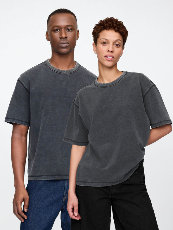 GAP Crop tričko Heavyweight unisex GAP