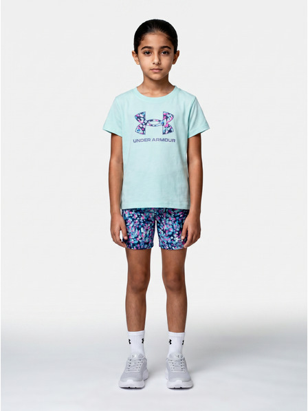 Under Armour Dievčenský set Under Armour UA PRINTED BIKE SHORT SET