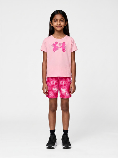 Under Armour Dievčenský set Under Armour UA PRINTED BIKE SHORT SET