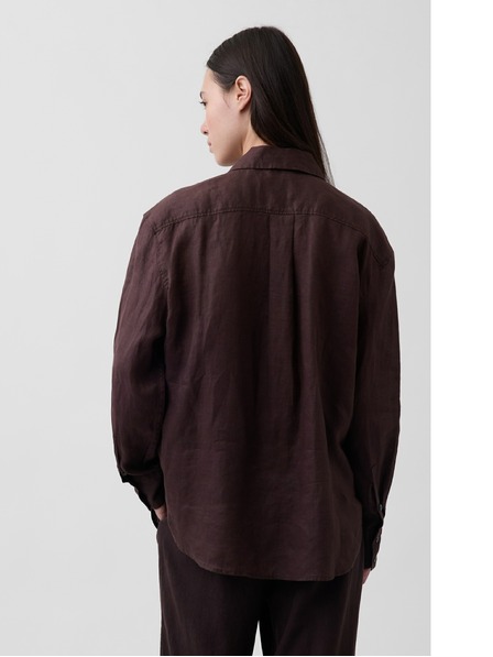 GAP Ľanová oversize košeľa GAP